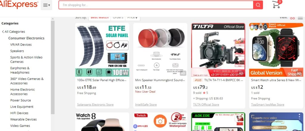 Offers in Ali express/electronics