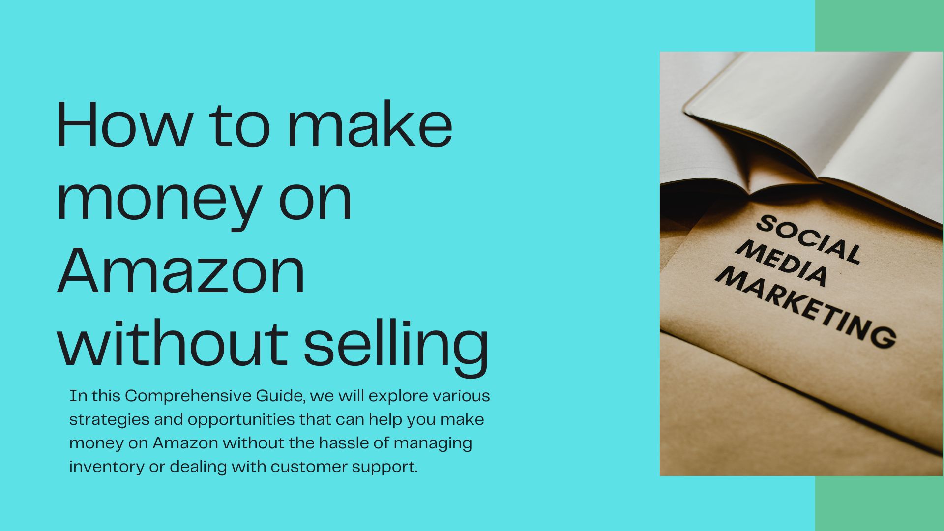 How to make money on Amazon without selling