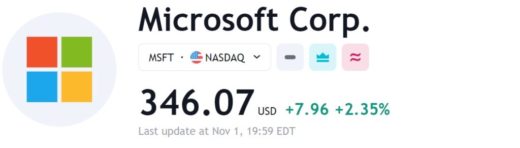 Microsoft stock price prediction