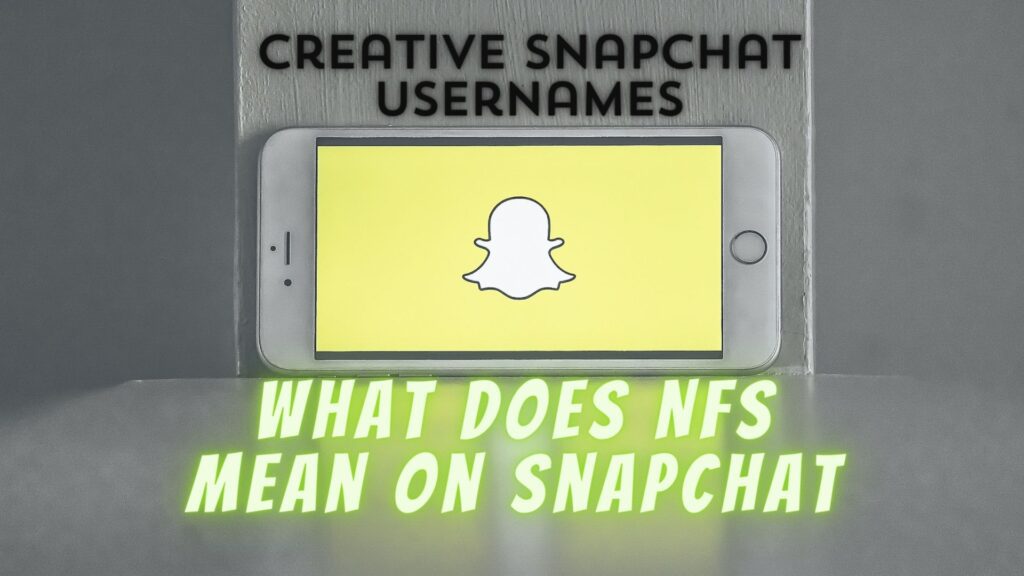 What does NFS mean on Snapchat in 2023