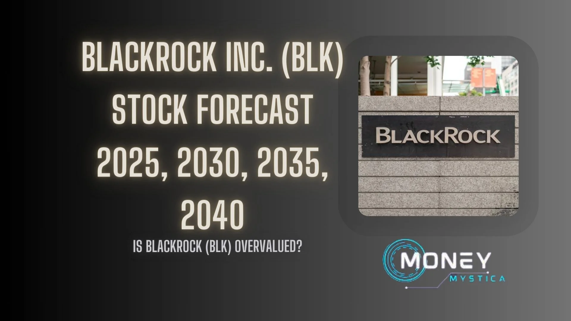 BlackRock Inc (BLK) Stock 2025, 2030, 2040
